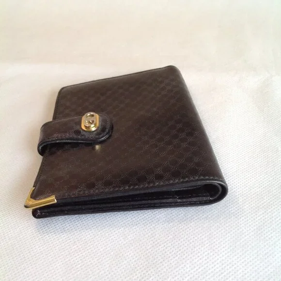 Fabulous Vintage Gucci GG Leather Monogram Clutch Wallet - Picture 7 of 12